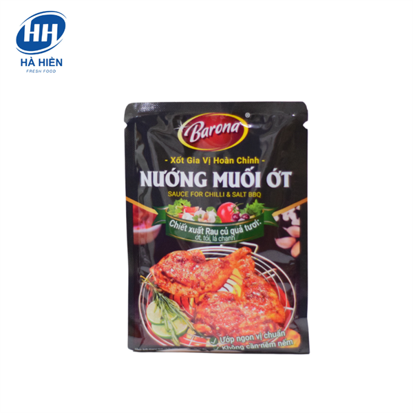  XỐT GIA VỊ NƯỚNG MUỐI ỚT BARONA 80G 
