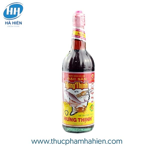  NƯỚC MẮM HƯNG THỊNH 40 ĐỘ ĐẠM 750ML 