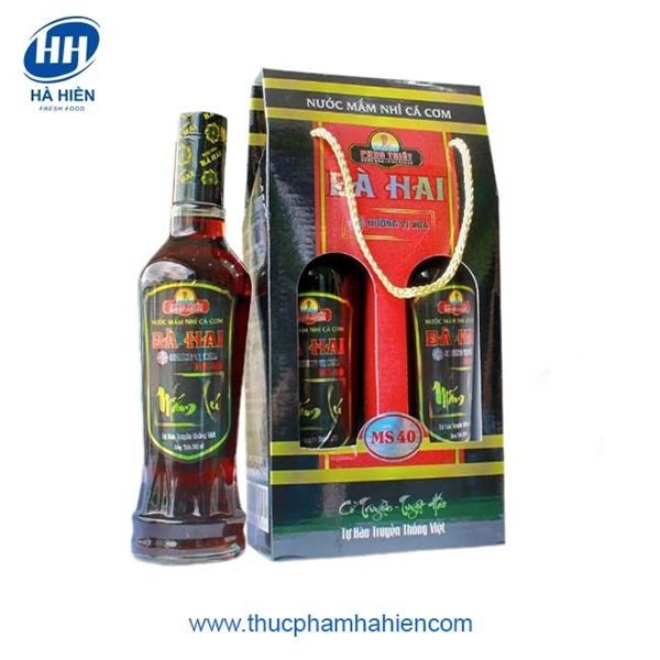  MẮM LÚ CỔ TRUYỀN BÀ HAI MS 40B 500ML 