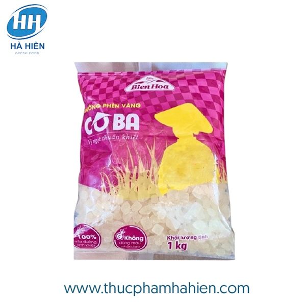  ĐƯỜNG PHÈN VÀNG CÔ BA BIÊN HÒA 1KG 