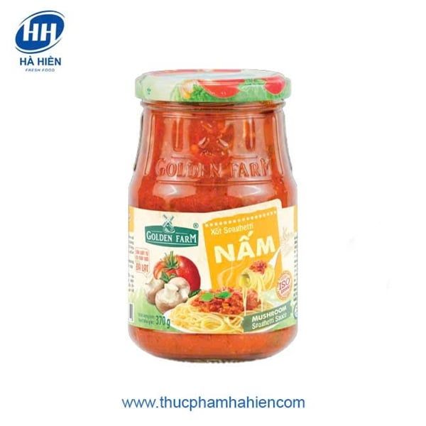  XỐT SPAGHETTI NẤM GOLDEN FARM 370G 
