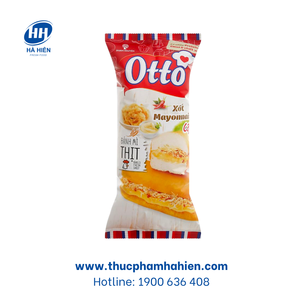  BÁNH MÌ OTTO THỊT XỐT MAYONNAISE CAY 50G 