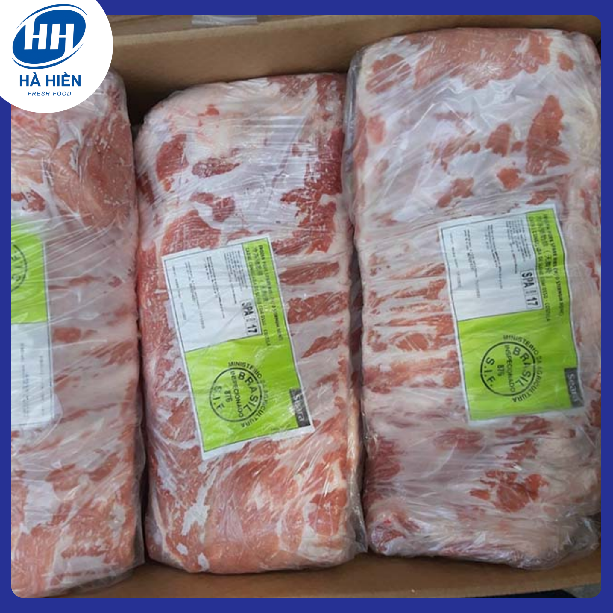  SƯỜN HEO BẸ BRAZIL (1KG) 
