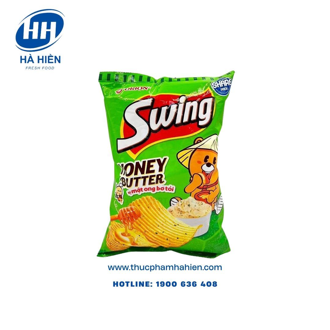  SNACK SWING VỊ MẬT ONG BƠ TỎI 