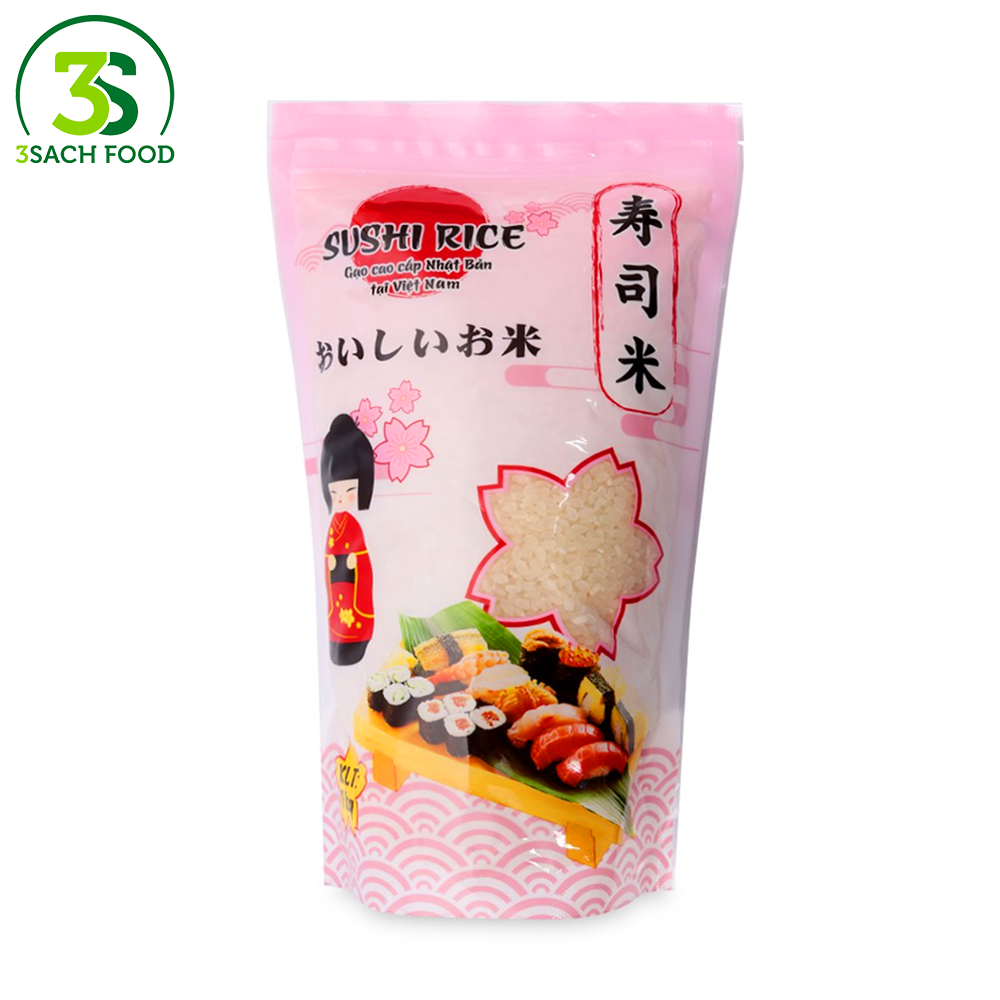  Gạo Nhật Sushi Rice (Gói 1kg) 
