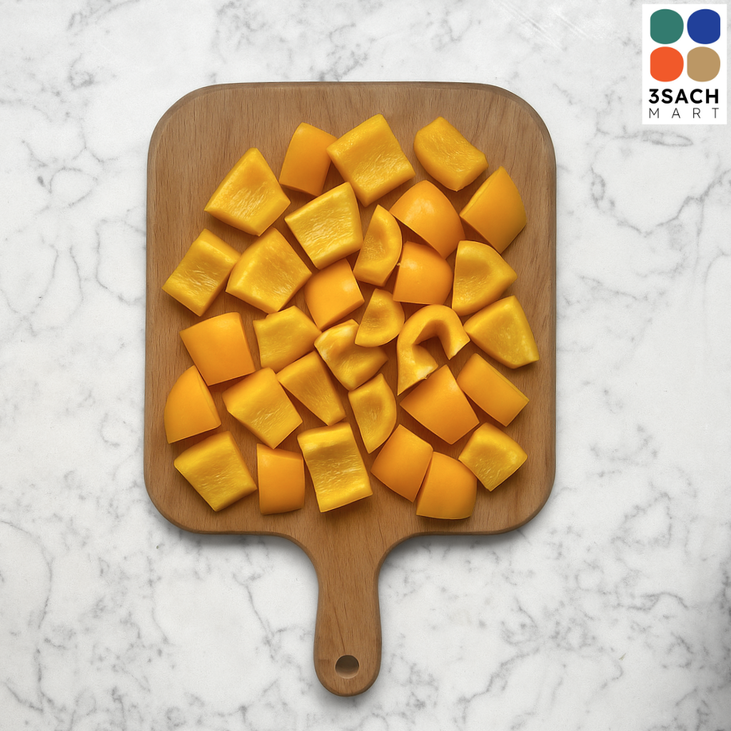  [RTC] Ớt Chuông Vàng Cắt Sẵn (300g) 