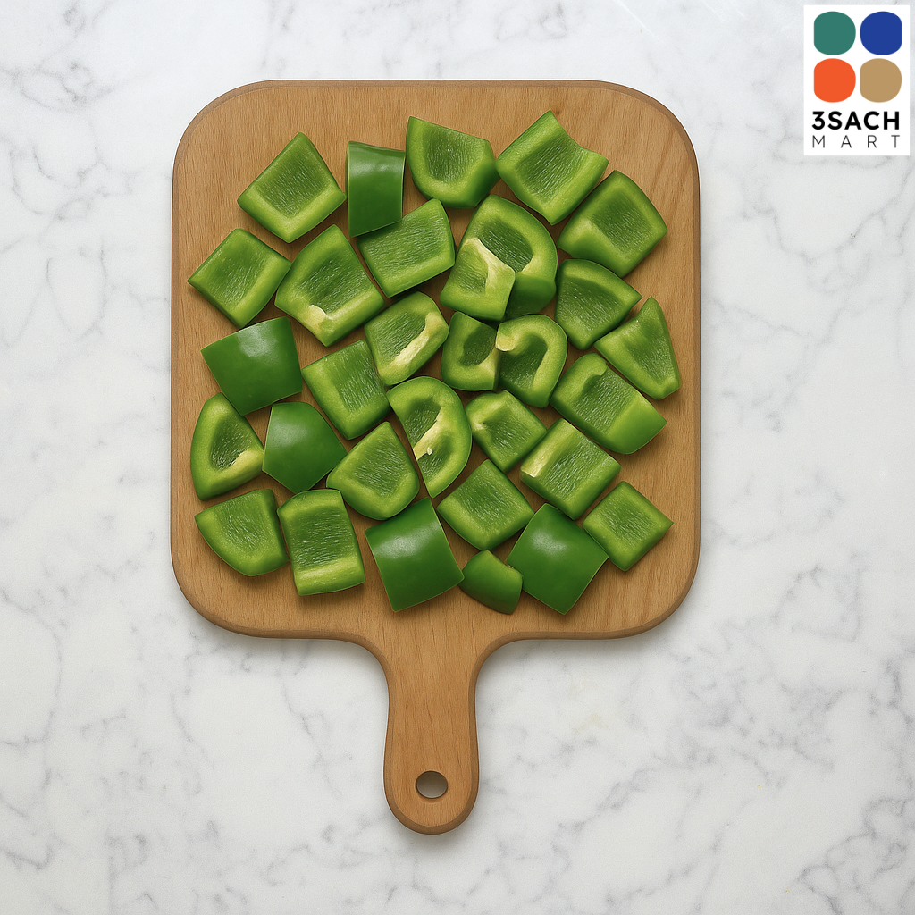  [RTC] Ớt Chuông Xanh Cắt Sẵn (300g) 