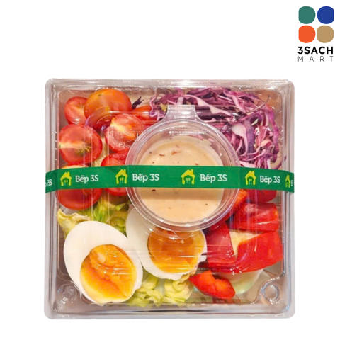  [RTE] Salad Trứng Lòng Đào Sốt Mè Rang 