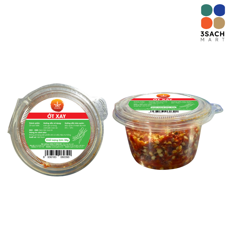  Ớt Xay King's (Hũ 50g) 