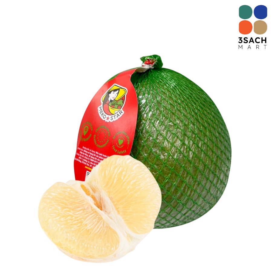  Bưởi Da Xanh Túi Lưới Mekostar (Trái 1.4-1.8kg) 