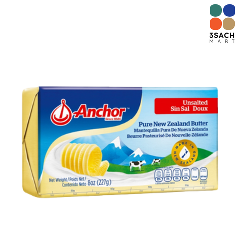  Bơ Lạt Anchor (Miếng 200g) 