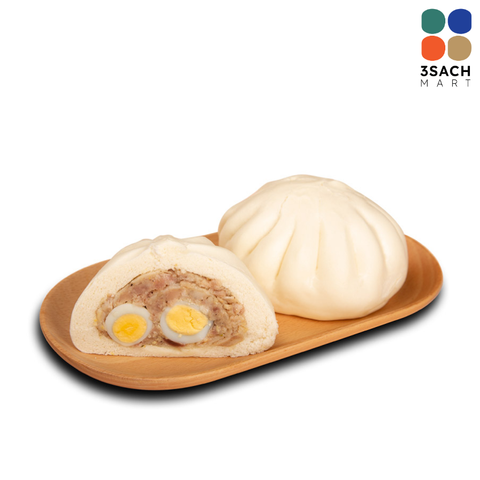  Bánh Bao Nhân Thịt Heo 2 Trứng Cút Thọ Phát (150g/Cái) 
