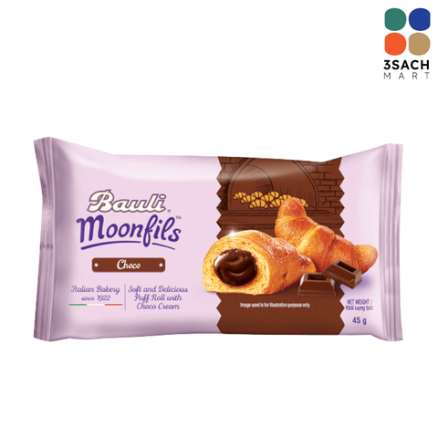  Bánh Croissant Bauli Moonfils Socola (Gói 45g) 