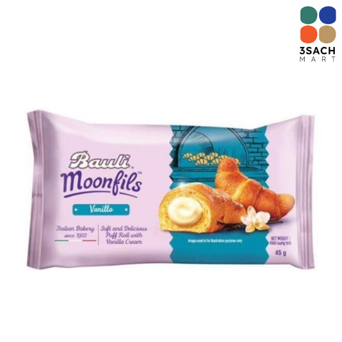  Bánh Croissant Bauli Moonfils Vanila (Gói 45g) 