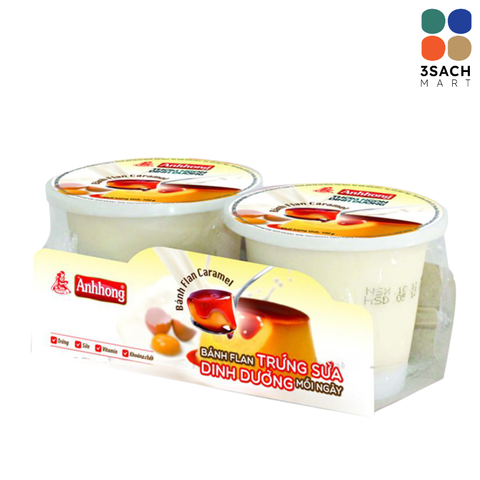  Bánh Flan Ánh Hồng (Lốc 2x100g) 