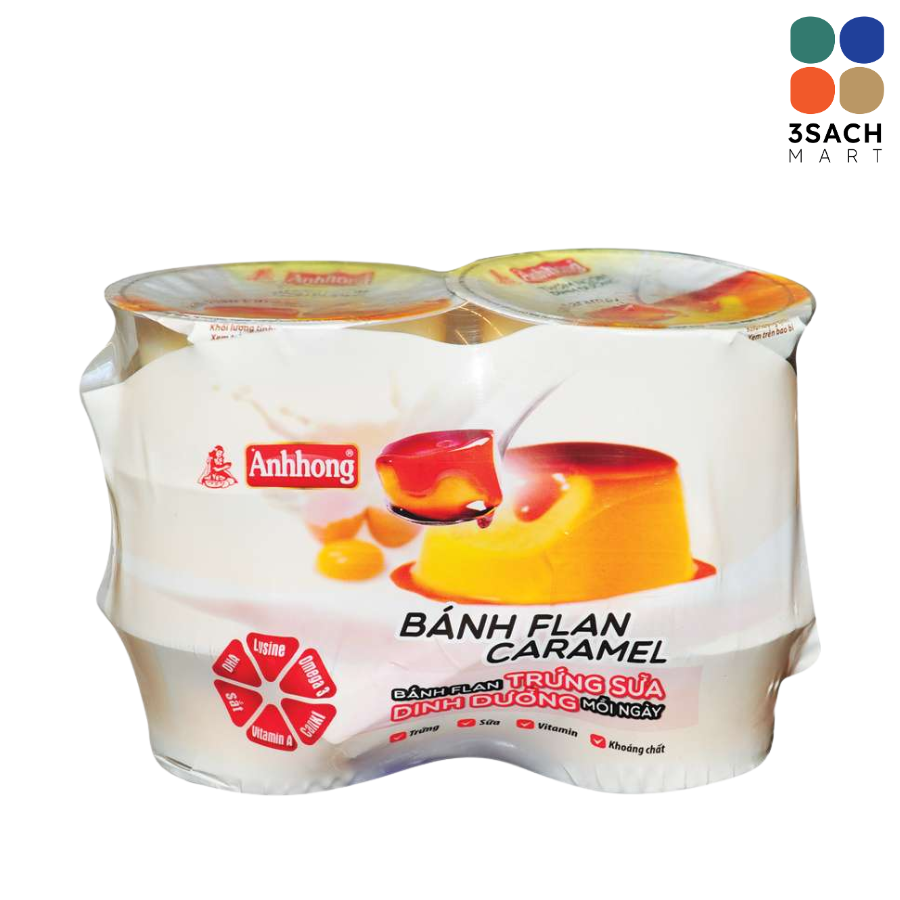  Bánh Flan Ánh Hồng (Lốc 6x54g) 