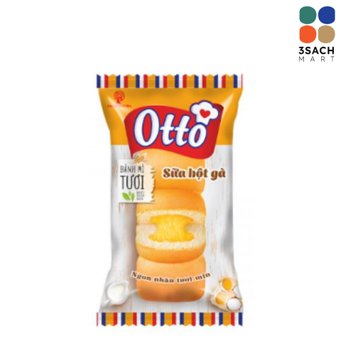  Bánh Mì Kem Sữa Hột Gà Otto (Gói 90g) 