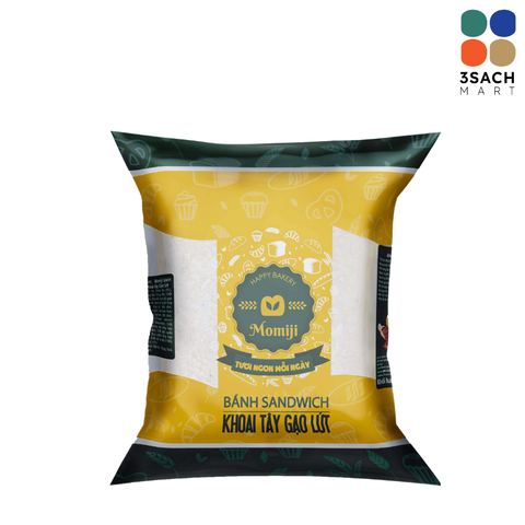  Bánh Mì Sandwich Khoai Tây Gạo Lứt Momiji (Túi 120g) 