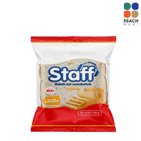  Bánh Mì Sandwich Lát Staff (Túi 110g) 