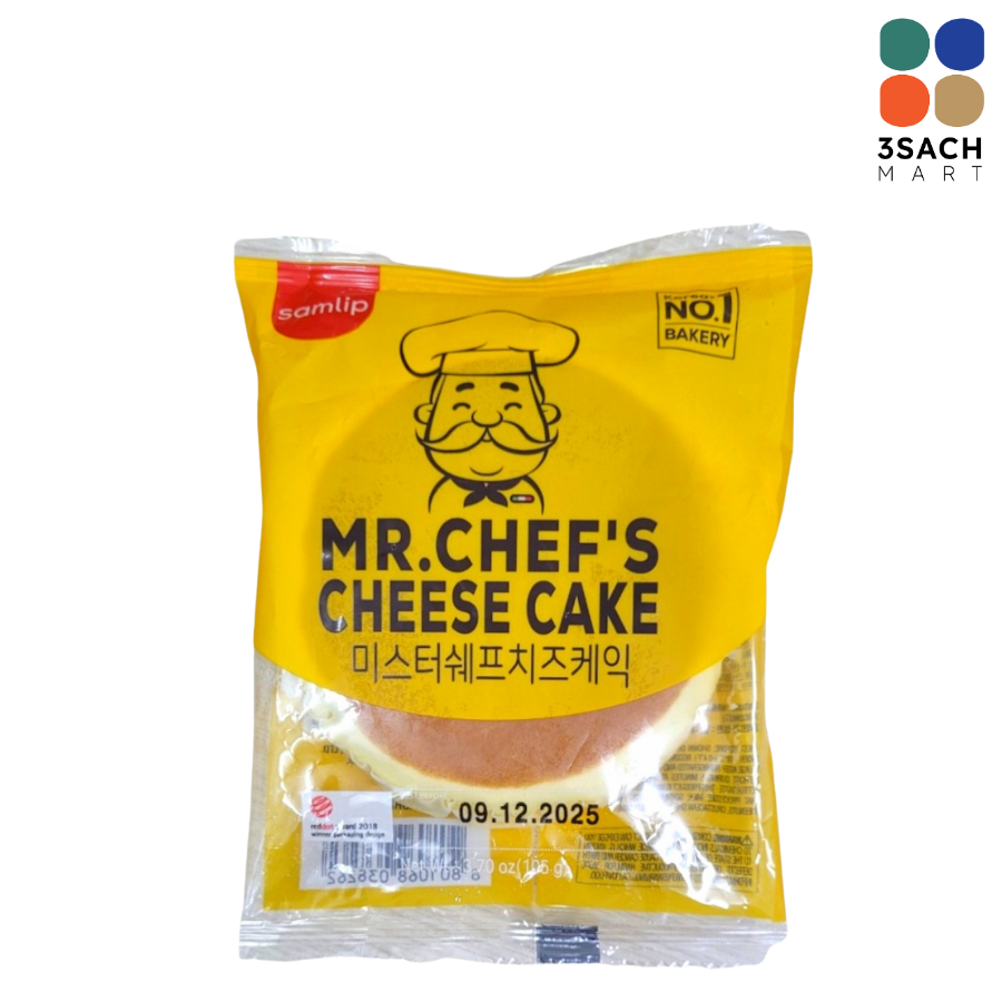  Bánh Phô Mai Mr Chef's Samlip (Gói 105g) 