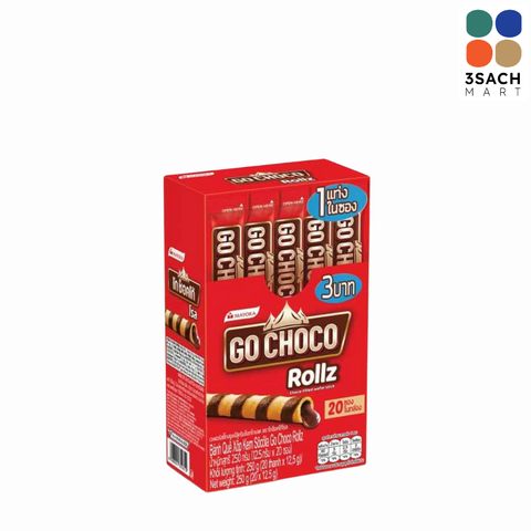  Bánh Quế Go Choco Rollz (Hộp 250g) 