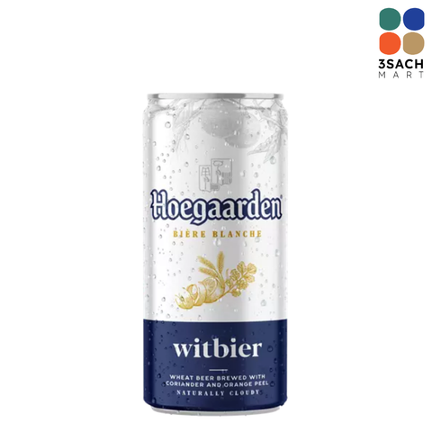  Bia Hoegaarden White 4.9% (Lon 250ml) 