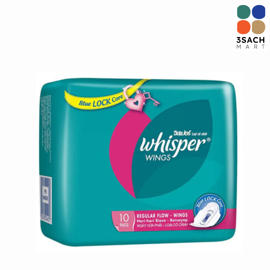  BVS Whisper Có Cánh 24cm (Gói 10 Miếng) 