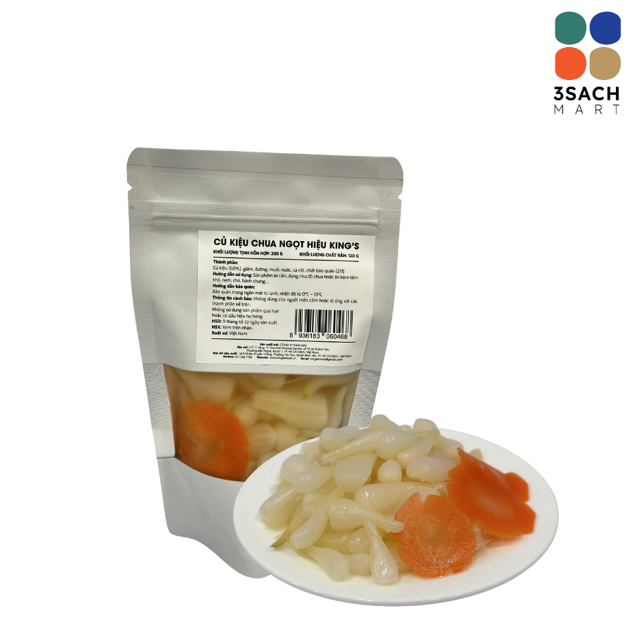  Củ Kiệu Chua Ngọt King's (Gói 200g) 