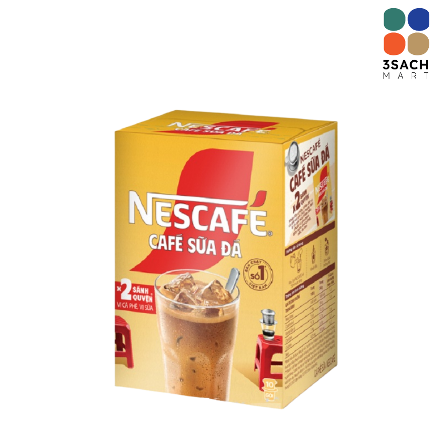  Cà Phê Nescafe Sữa Đá (Hộp 10x24g) 