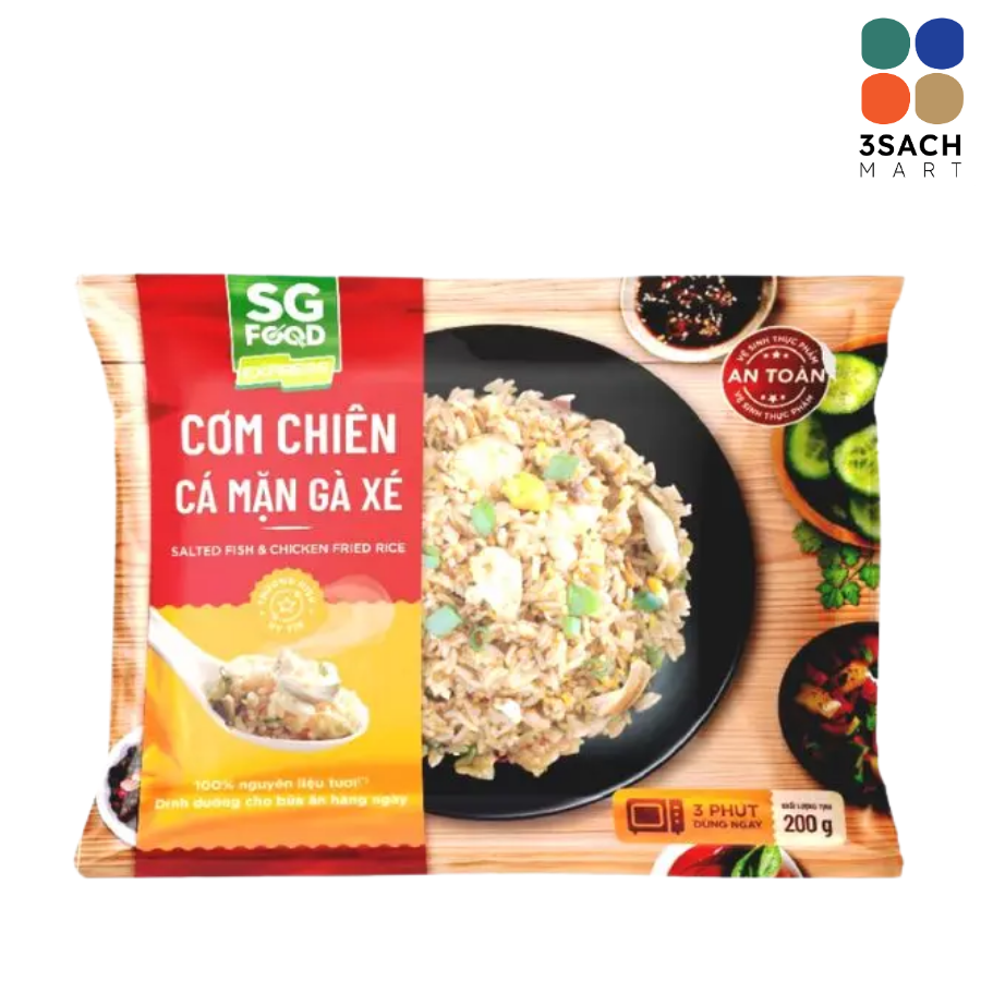  Cơm Chiên Cá Mặn Gà Xé ĐL SGF (Gói 200g) 