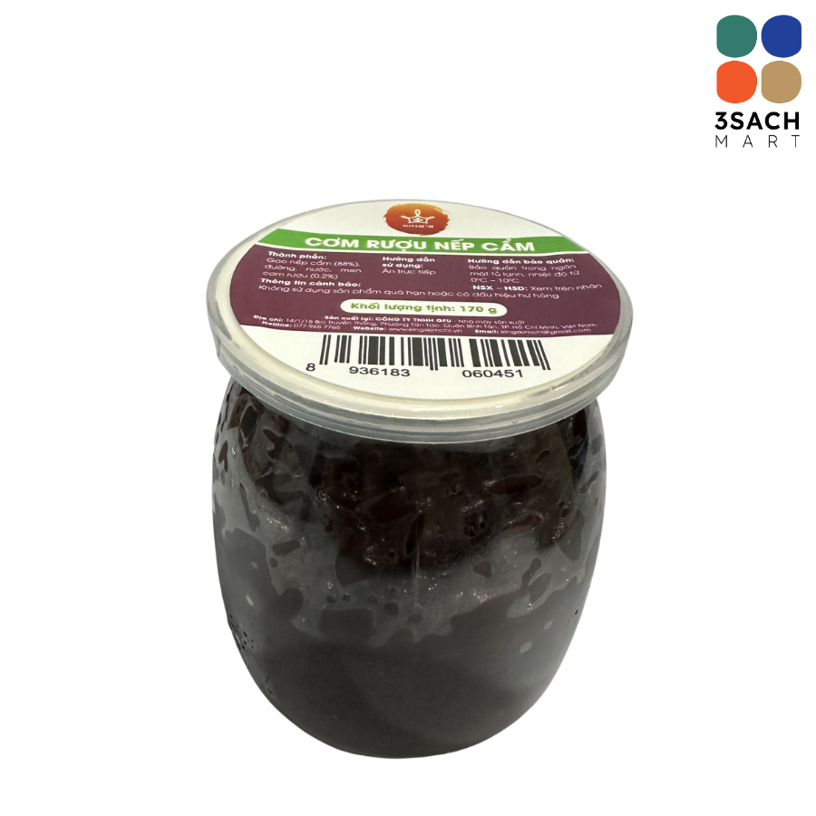  Cơm Rượu Nếp Cẩm King's (Hũ 170g) 