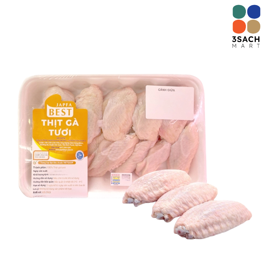  Cánh Giữa Japfa (Khay 500g) 