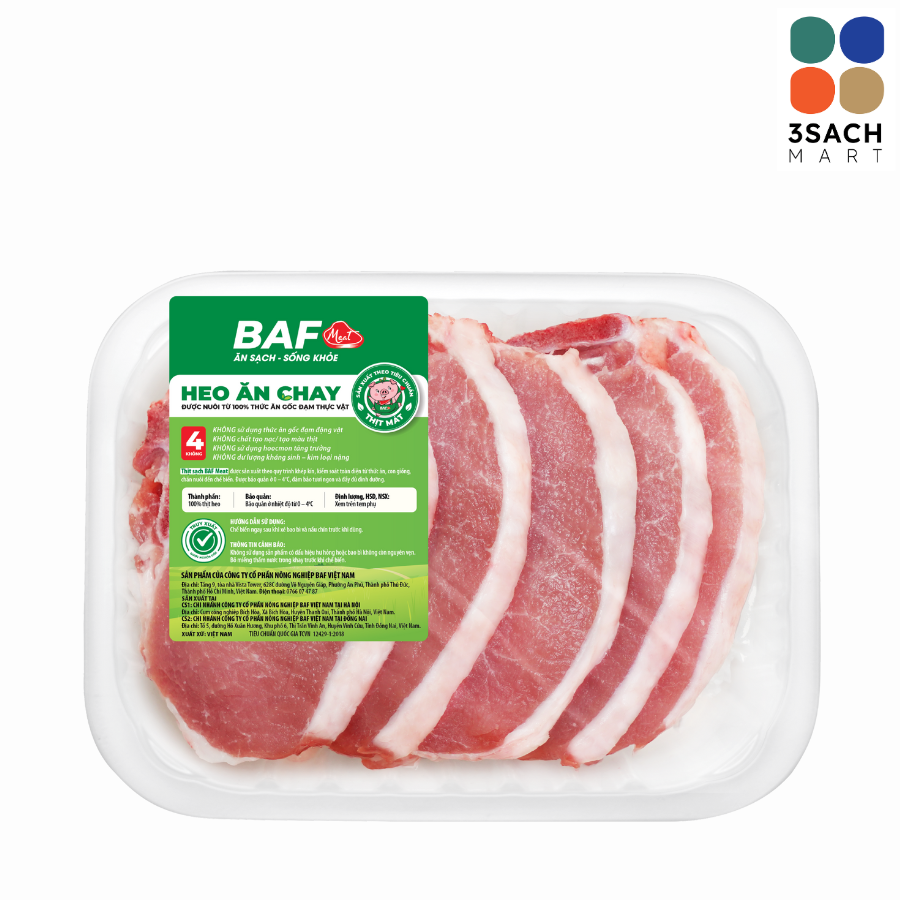  Cốt Lết Heo BAF (Khay 300g) 
