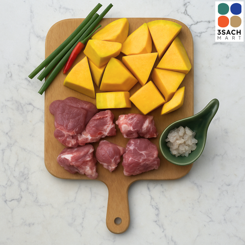  [RTC] Canh Sườn Bí Đỏ (Khay 500g) 