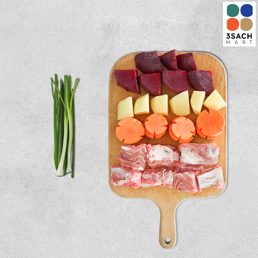  [RTC] Canh Sườn Rau Củ (Khay 500Gr) 