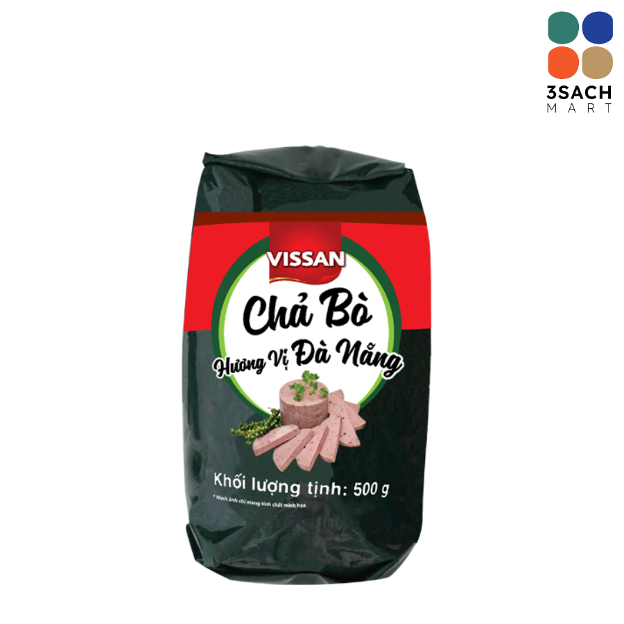  Chả Bò Đà Nẵng Vissan (Cây 500g) 