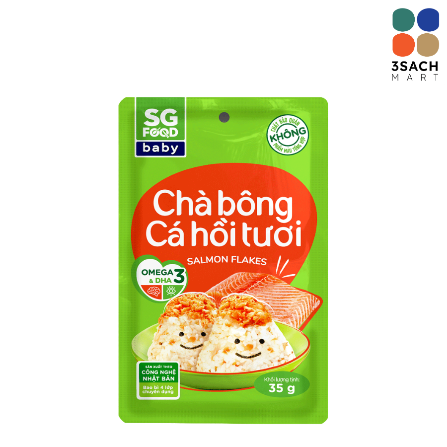  Chà Bông Cá Hồi Tươi SGF (Gói 35g) 