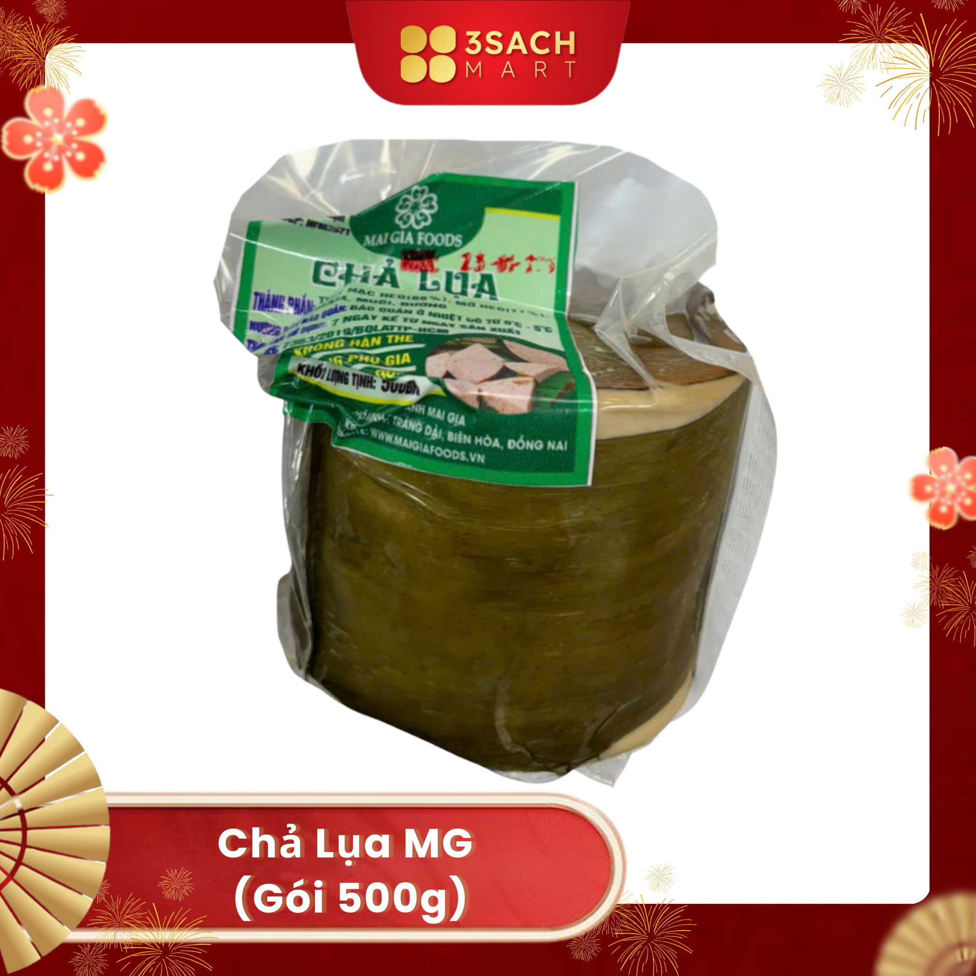  Chả Lụa MG (Gói 500g) 