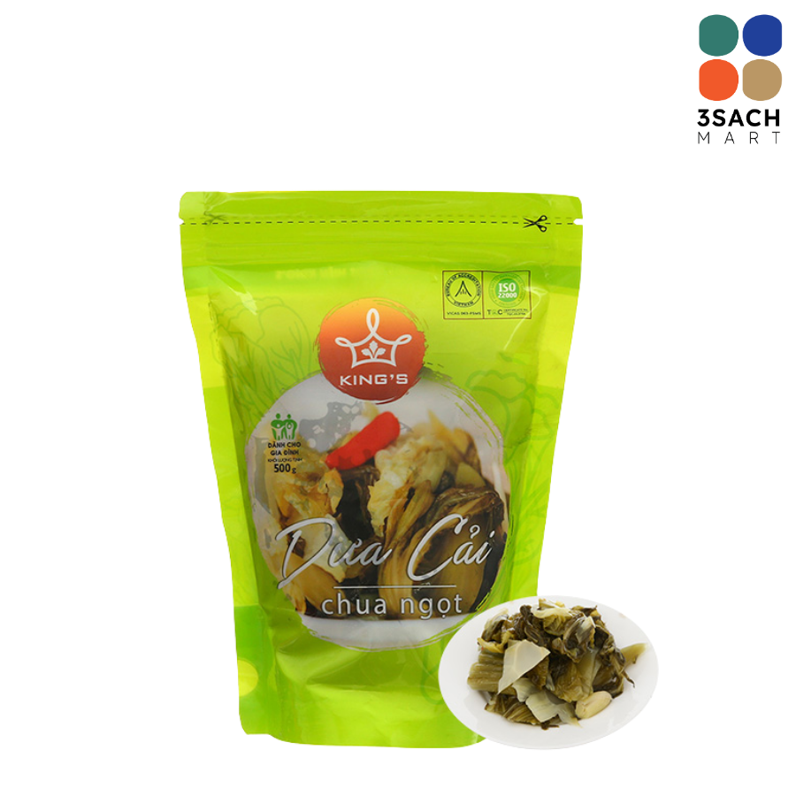  Dưa Cải Chua Ngọt King's (Gói 500g) 
