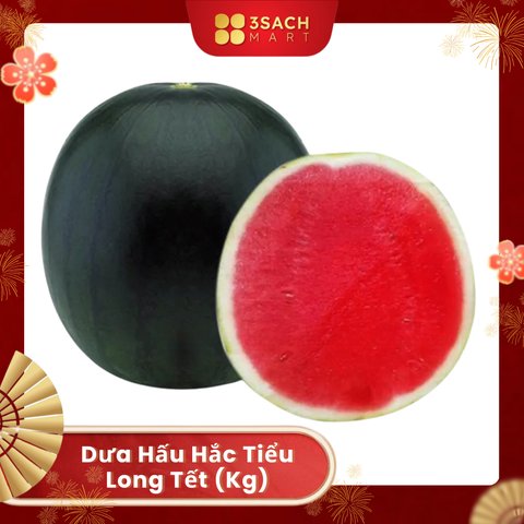  [ĐẶT TRƯỚC] Dưa Hấu Hắc Tiểu Long Tết (3.5Kg) 