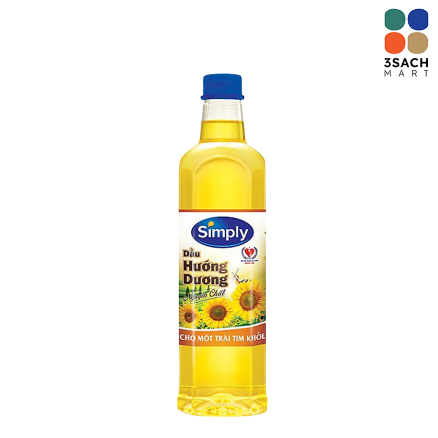 Dầu Hướng Dương Simply (Chai 1L) 