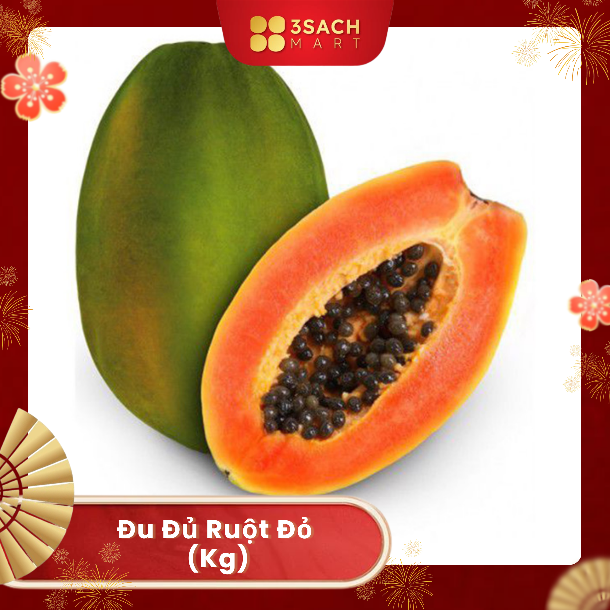  Đu Đủ Ruột Đỏ (Kg) 