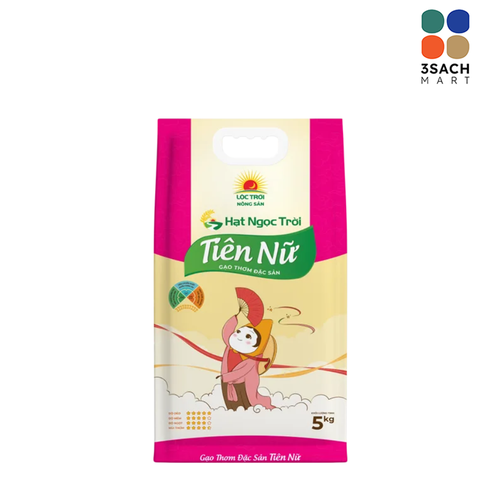  Gạo Hạt Ngọc Trời Tiên Nữ (Gói 5Kg) 