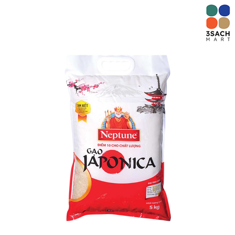  Gạo Neptune Japonica (Gói 5kg) 