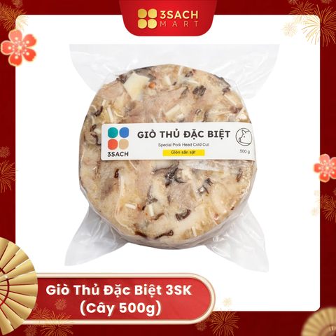  Giò Thủ Đặc Biệt 3Sach Kitchen (Cây 500g) 
