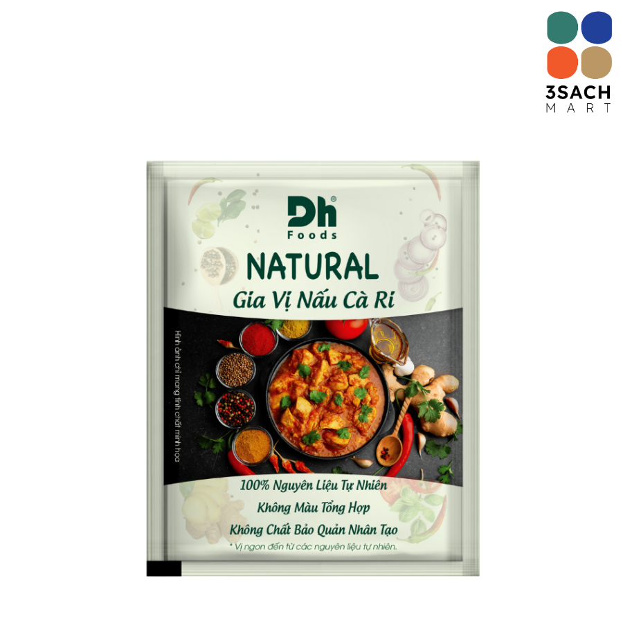  Gia Vị Nấu Cà Ri Natural DH Foods (Gói 10g) 