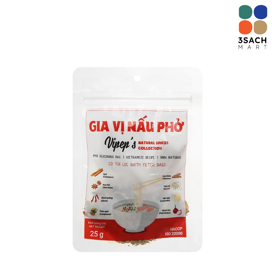  Gia Vị Nấu Phở Vipep (Gói 25g) 