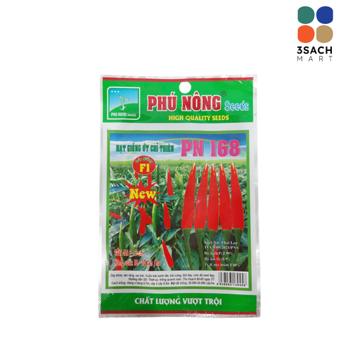  Hạt Giống Ớt Chỉ Thiên Phú Nông (Gói 0.1g) 