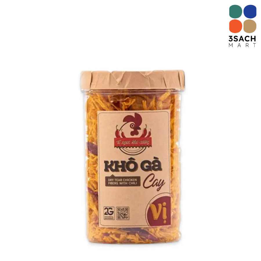  Khô Gà Cay Vị (Hũ 250g) 