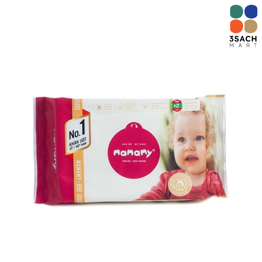  Khăn Ướt Mamamy Có Mùi (Gói 30 Tờ) 